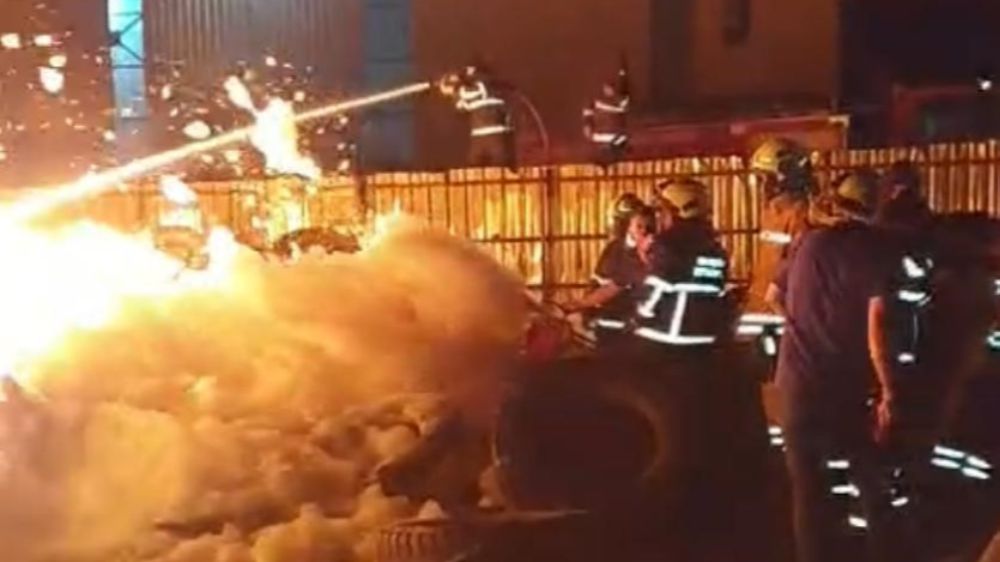 Mardin OSB’de çıkan yangın Korkuttu 