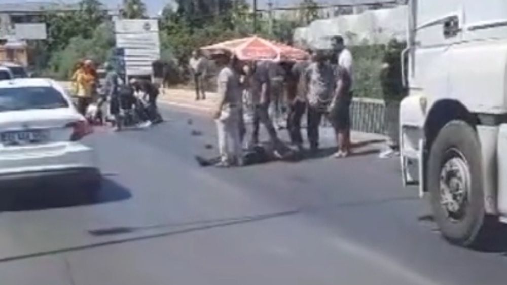 Mersin’de motosiklet kazası : 1 ölü, 1 yaralı