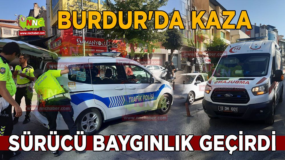 Motosiklet kazasında sürücü yaralandı