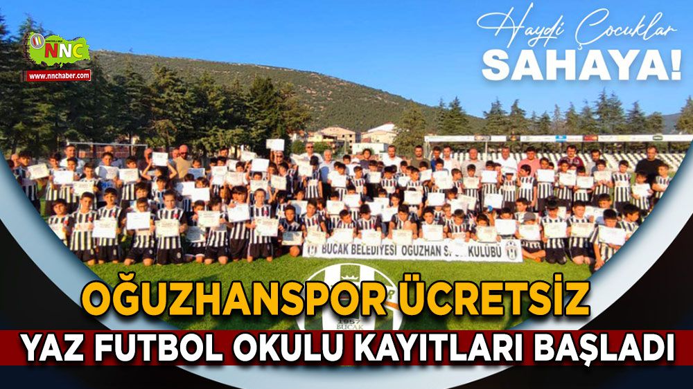 Oğuzhanspor ücretsiz yaz futbol okulu kayıtları başladı