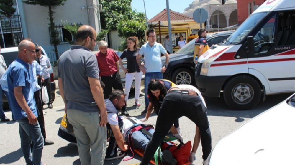 Samsun'da trafik kazası 