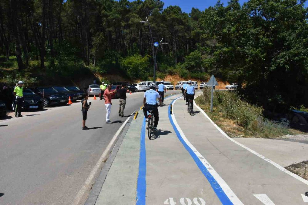 Sinop'ta bisikletli Martılar göreve başladı