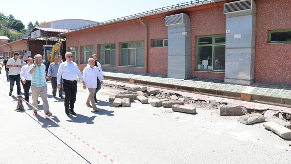Sivas Devlet Hastanesinde altyapı ve çevre çalışması başlatıldı