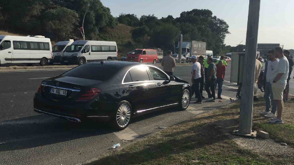 Tekirdağ’da motosiklet ve otomobil kazası