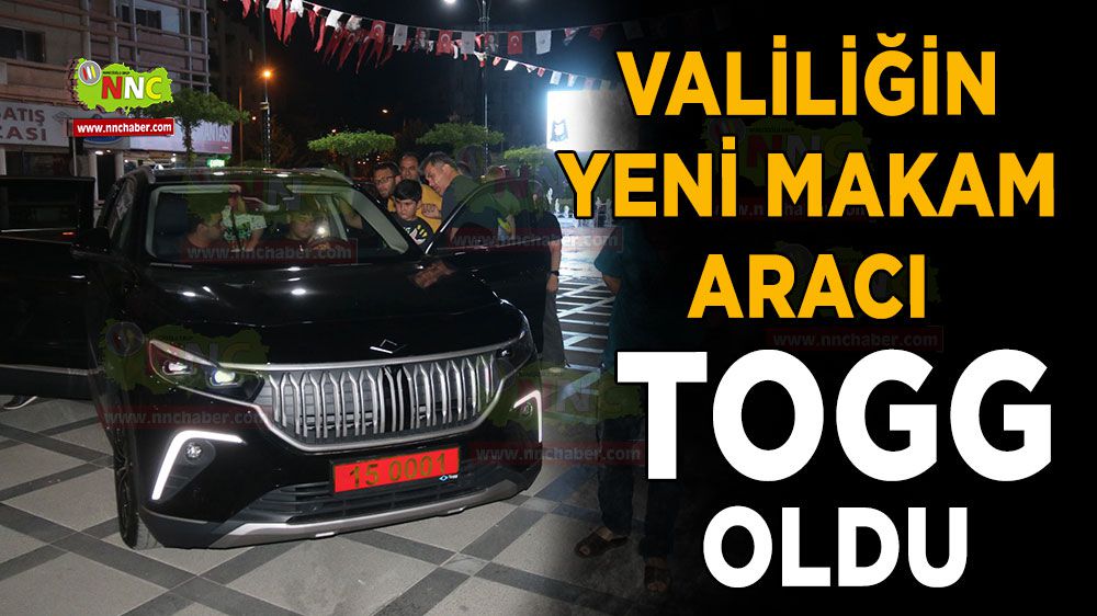 TOGG, Burdur'da makam aracı oluyor