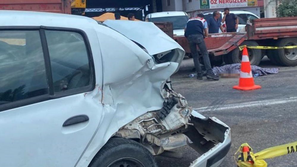 Adana'da otomobil kazası 