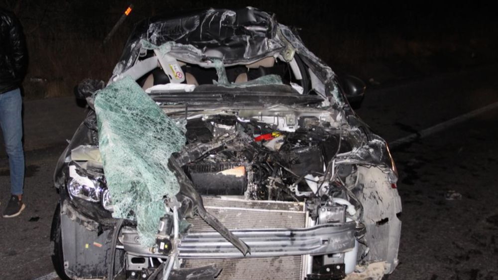 Afyonkarahisar'da Trafik kazası, 4 genç yaralandı 