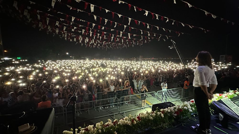 Antalya Alanya 'da fener alaylı 30 Ağustos kutlaması