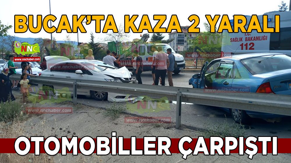 Antalya Bucak Burdur karayolu kaza 2 yaralı