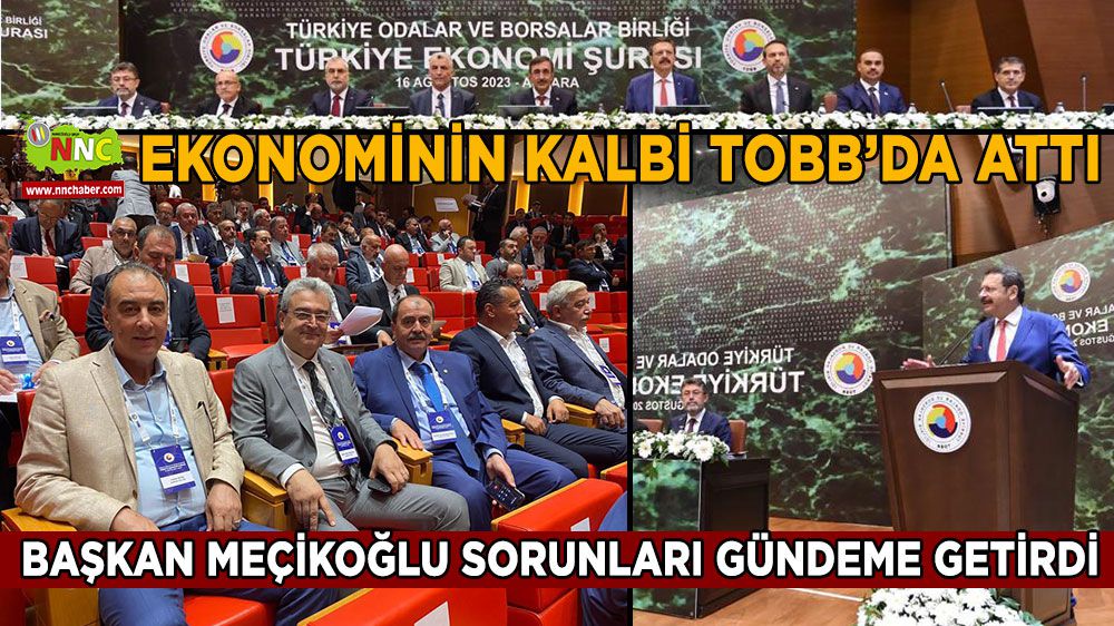 Bucak TSO TOBB Türkiye Ekonomi Şurası'na katıldı