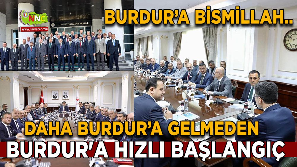 Burdur'a Hızlı Başlangıç | Yeni Vali Türker Öksüz Göreve Hazır