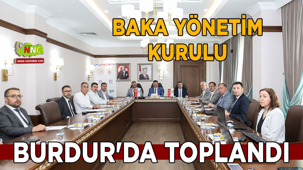 Burdur, Antalya, Isparta Valileri BAKA Toplantısında Buluştu