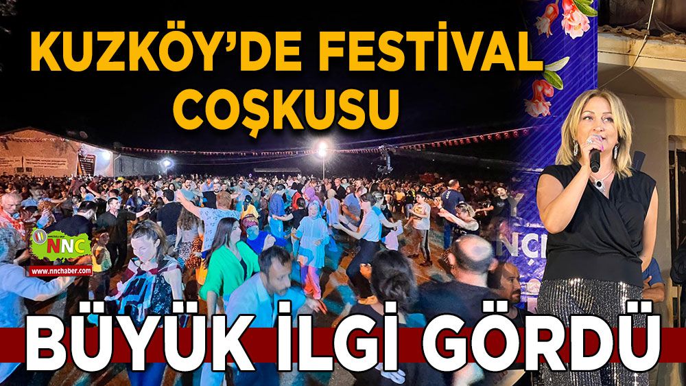 Burdur Çeltikçi Kuzköy Kültür, Sanat ve Gençlik Festivali'nde Büyük İlgi!