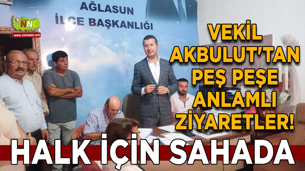 CHP Burdur Milletvekili İzzet Akbulut, Halkın Sorunlarını Dinlemek ve Çözüm Önerileri Sunmak İçin Sahada