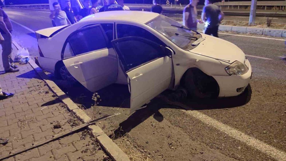 Elazığ’da otomobil kazası