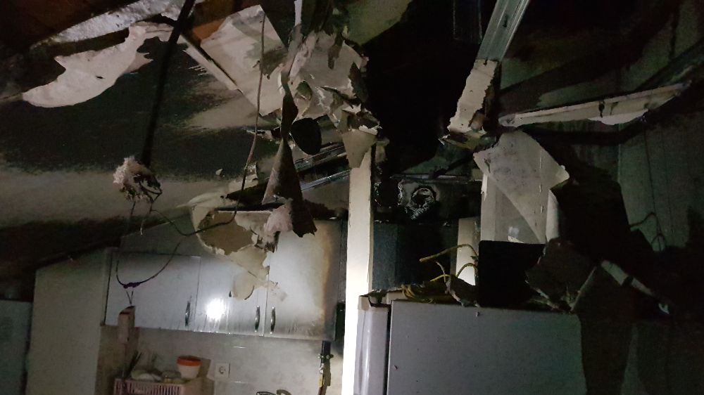 Karabük'te Öğrenci Evinde Yangın Çıktı 