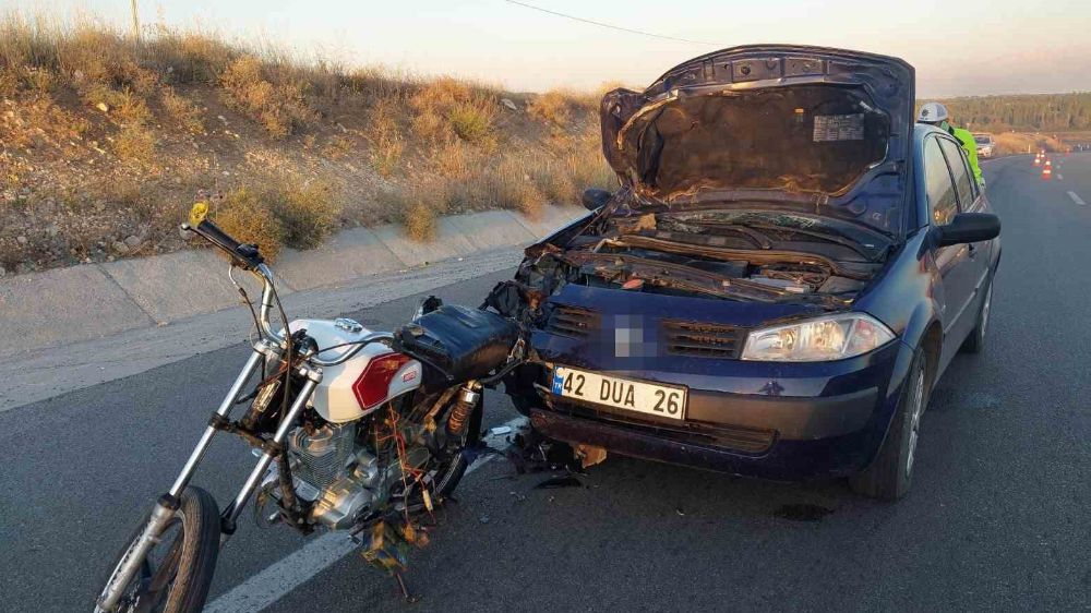 Konya ' da Trafik Kazası  1 Kişi Hayatını Kaybetti 