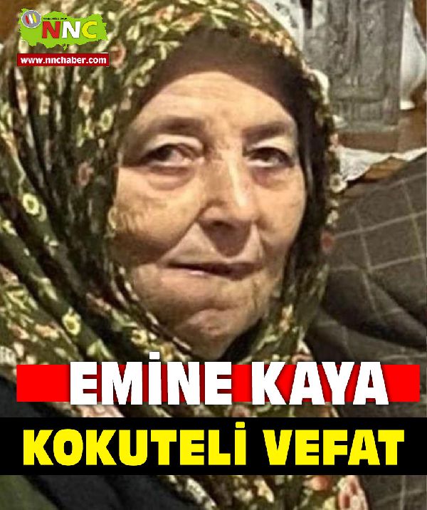Korkuteli vefat Emine Kaya