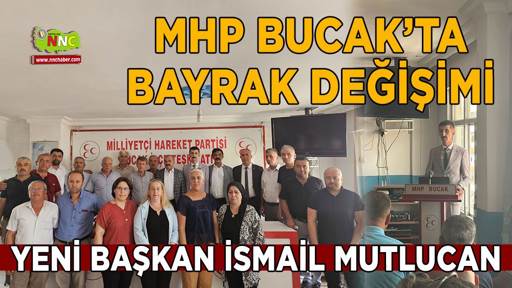 MHP Bucak'ta kongre tamamlandı Yeni Başkan İsmail Mutlucan