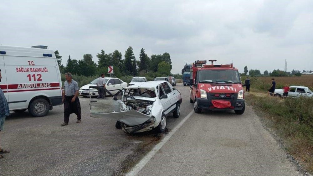 Osmaniye’de otomobil kazası 