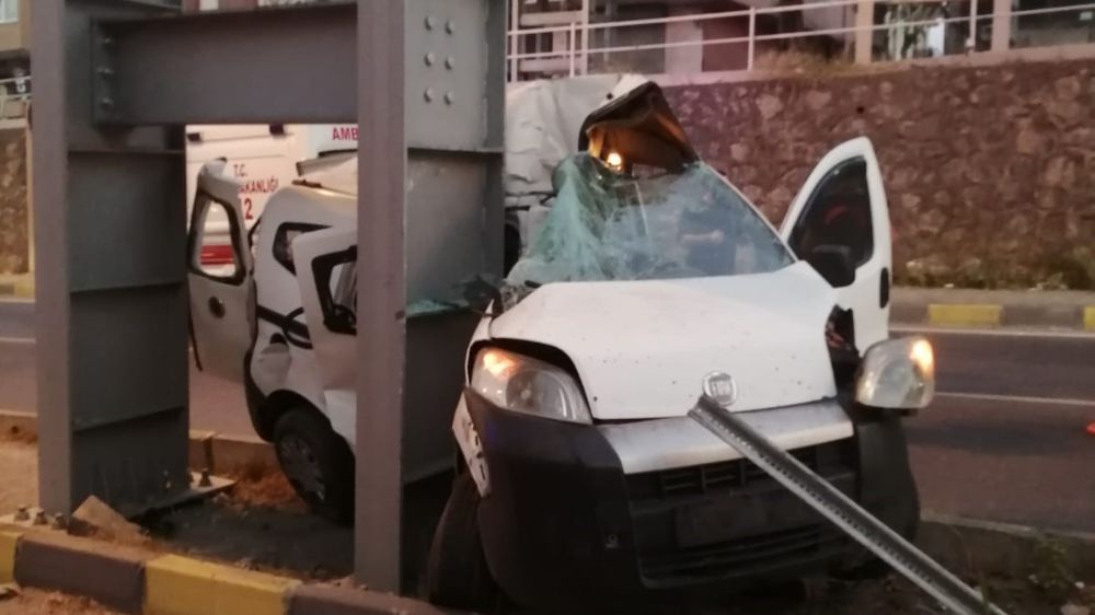 Zonguldak  Alaplı 'da trafik Kazası 1 yaralı 