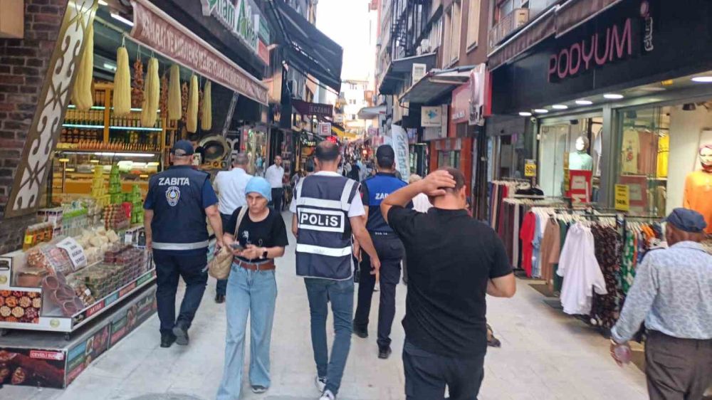  Zonguldak 'da Zabıta ve Polisten Dilenci Denetimi