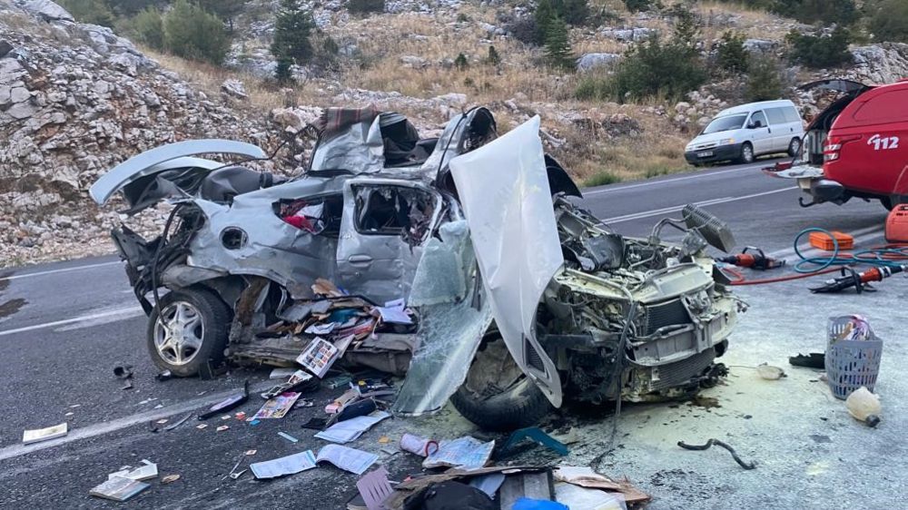 Antalya 'da Feci Trafik Kazası:1 ölü,5 yaralı 