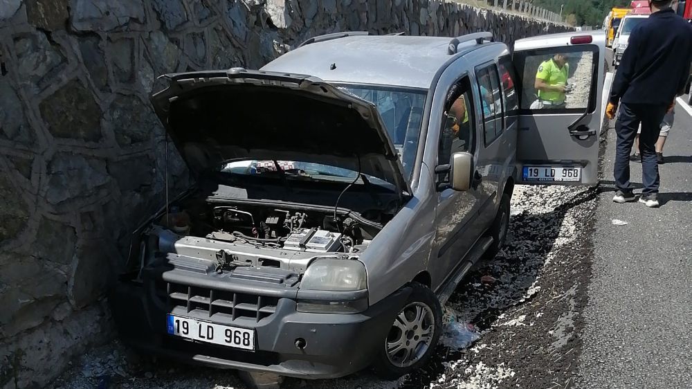 Bolu'da D-100 kara yolun kaza: 1 yaralı