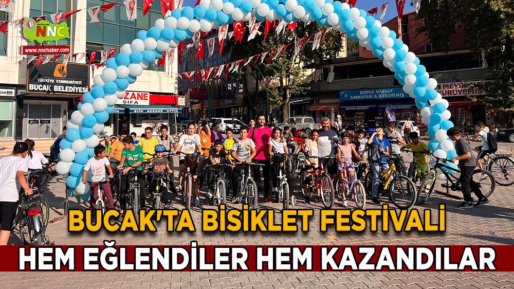 Bucak'ta 3. Bisiklet Festivali Düzenlendi