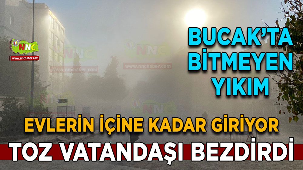 Bucak'ta devam eden yıkım vatandaşı bezdirdi