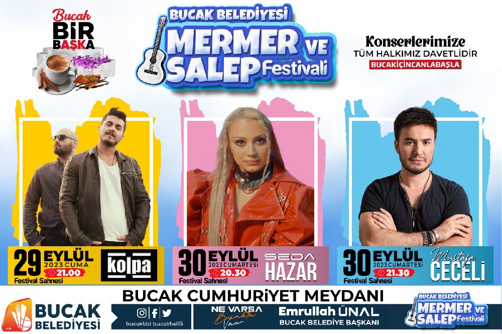 Bucak'ta Mermer ve Salep Festivali coşkusu başlıyor
