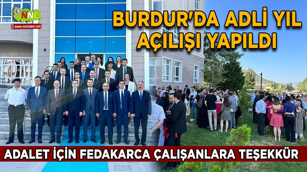 Burdur'da Adli Yıl açılışı yapıldı