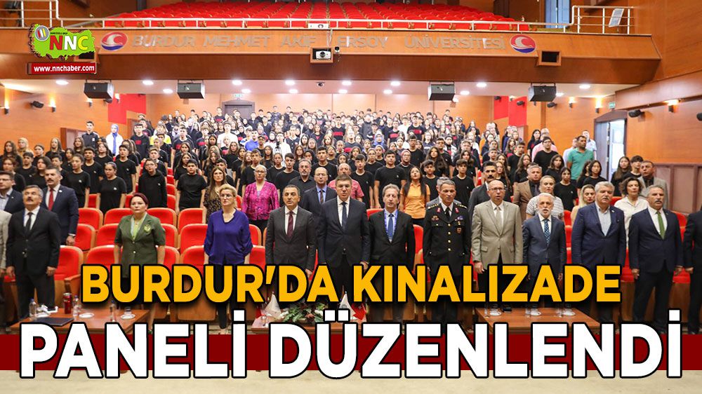 Burdur'da Kınalızade paneli düzenlendi