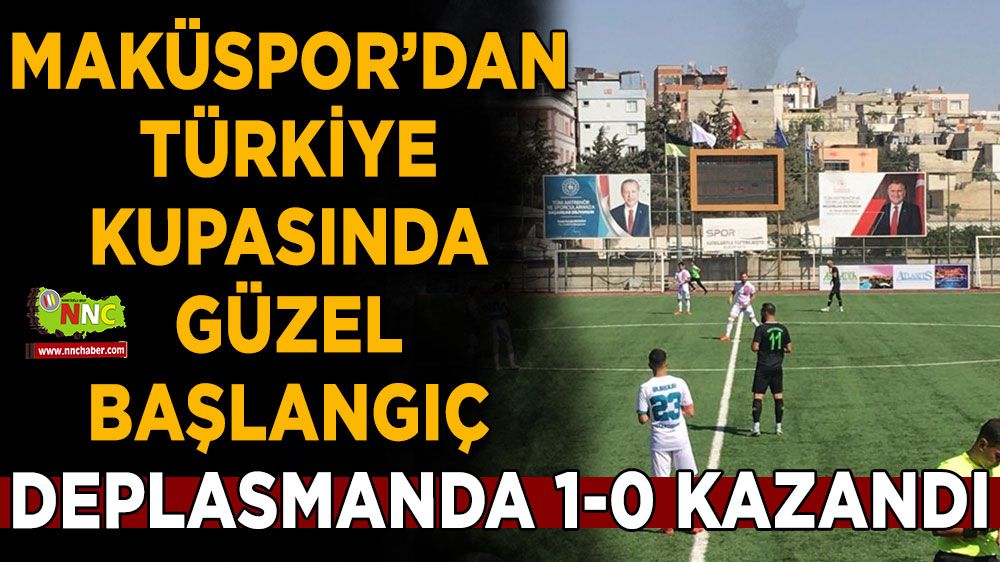 Burdur MAKÜSpor'dan, Ziraat Türkiye Kupası'nda başarılı bir başlangıç