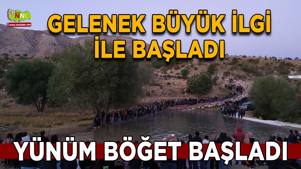 Burdur'un Hasanpaşa Köyü'nde Yünüm Böğet Şenlikleri başladı