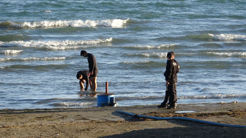 Eğirdir Gölü'nde  9 adet el bombası imha edildi