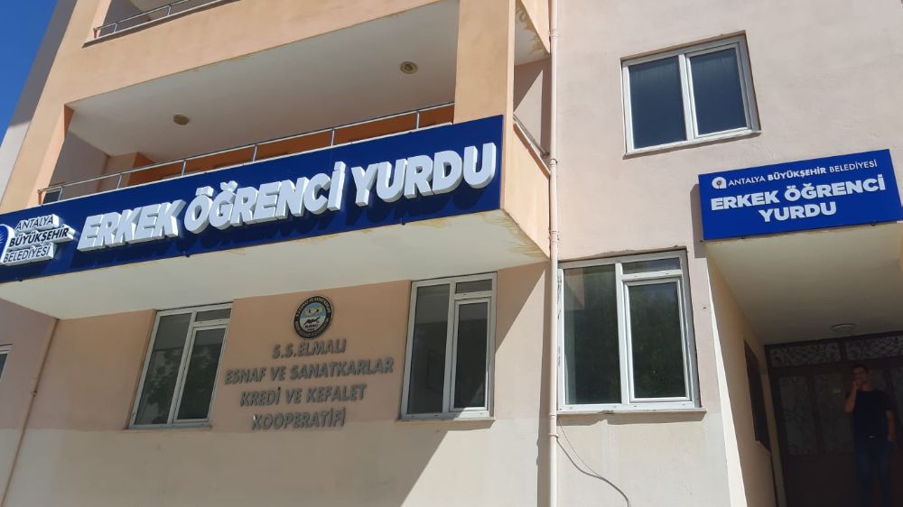 Elmalı Erkek Öğrenci Yurdu Antalya Büyükşehir Belediyesi Bünyesinde  Hizmete Devam 