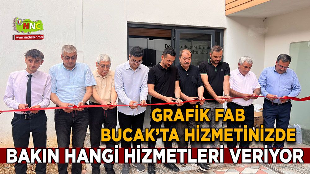 Grafik Fab Bucak'ta hizmete açıldı