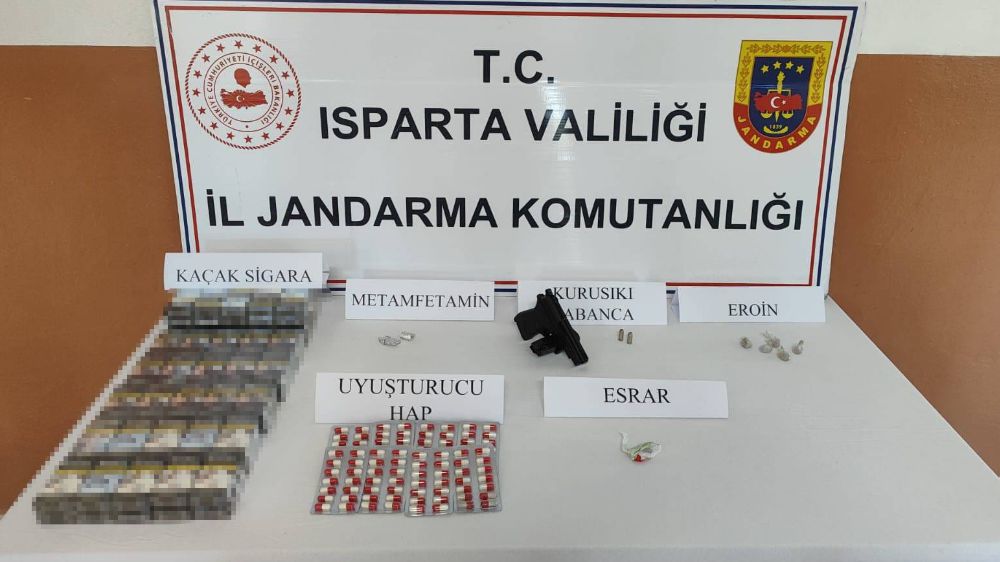 Isparta’da 3 ayda çok sayıda uyuşturucu 126 şüpheli yakalandı | Isparta haber