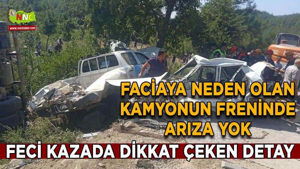 Kahramanmaraş'taki feci kazada dikkat çeken detay
