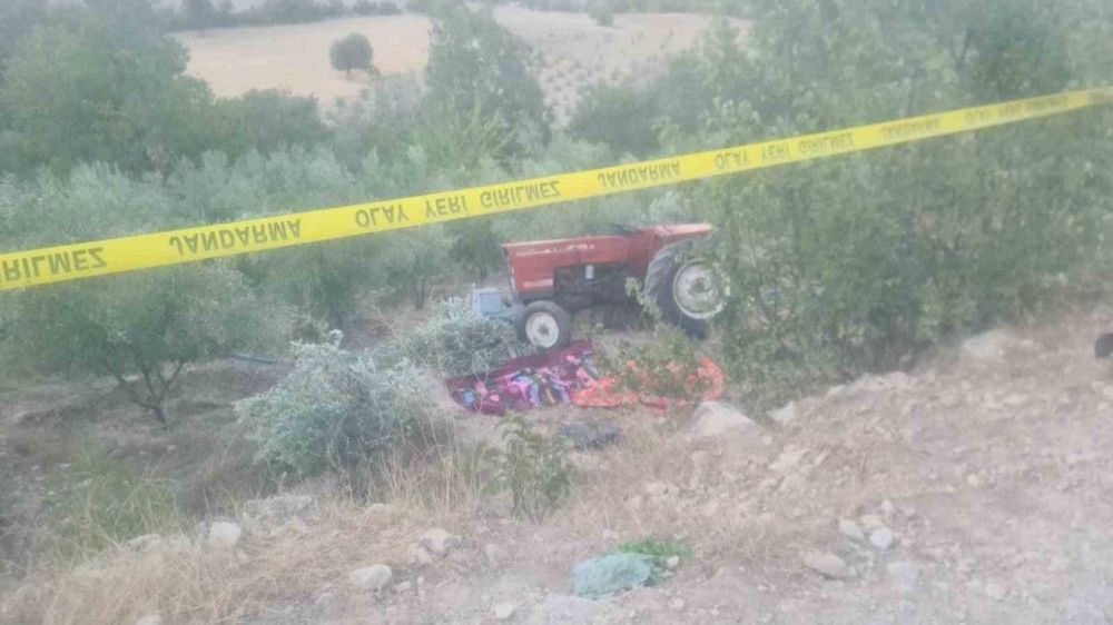 Karaman Ermenek'te Traktör  Devrildi 2 Ölü 1 Yaralı 