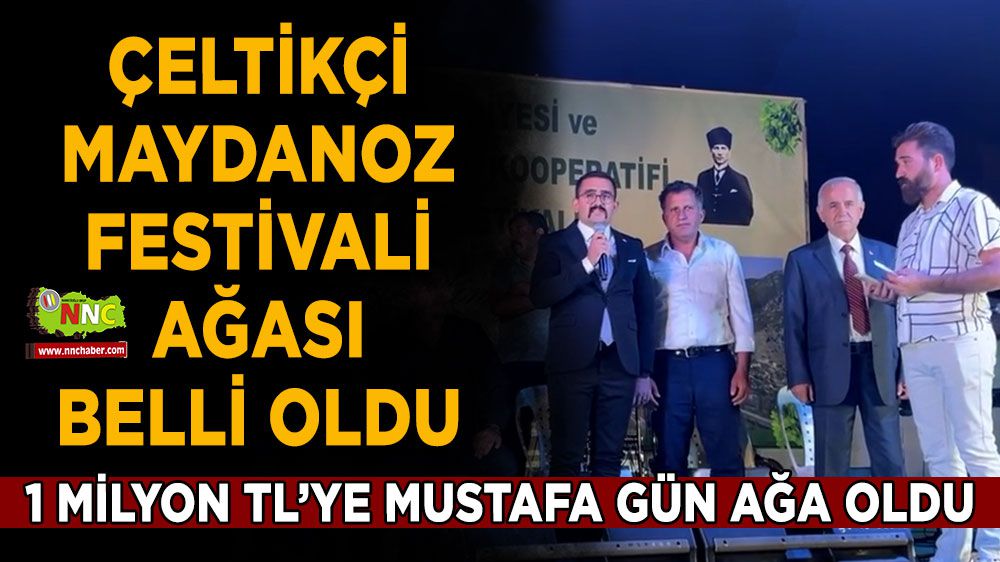 Maydanoz Festivali Ağalığı 1 milyon TL'ye Mustafa Gün'e
