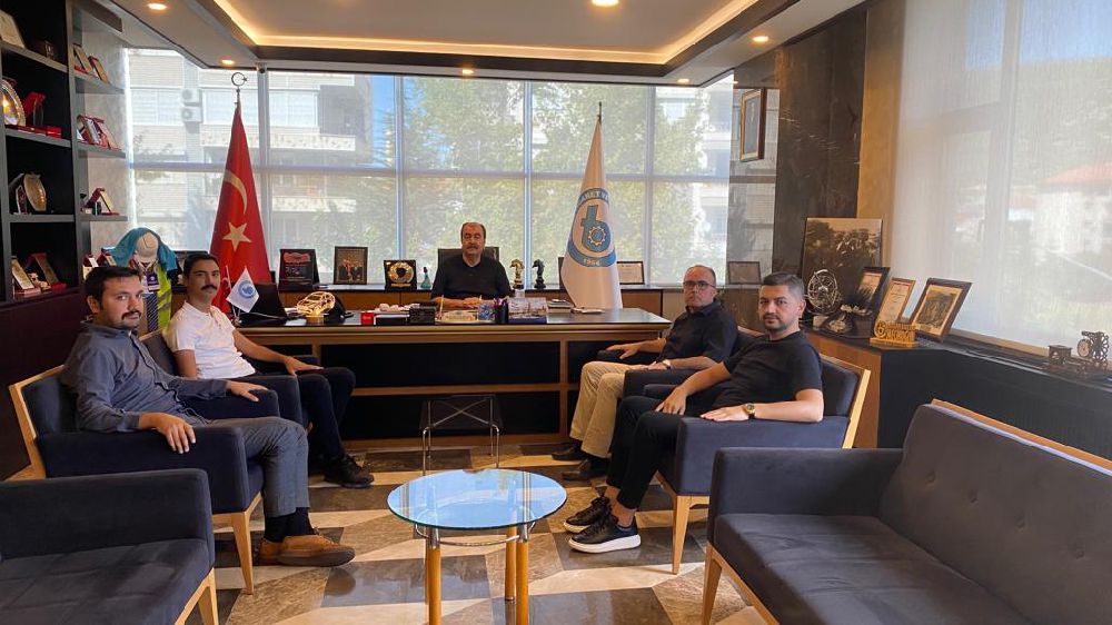 Muhsin Yazıcıoğlu'nun Oğlu Fatih Furkan Yazıcıoğlu, Bucak TSO'yu Ziyaret Etti