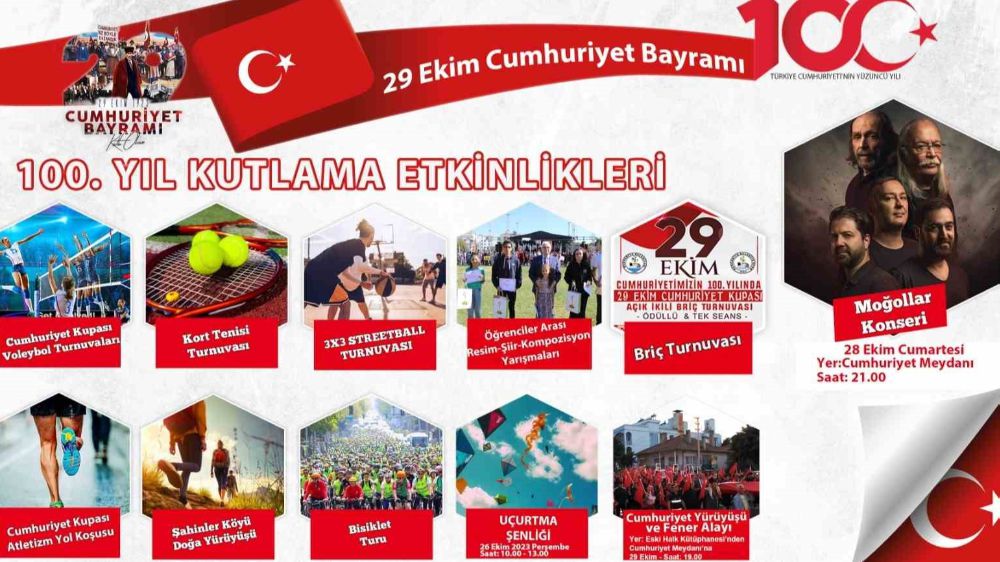  100. yıla yakışır kutlama yapılıyor 