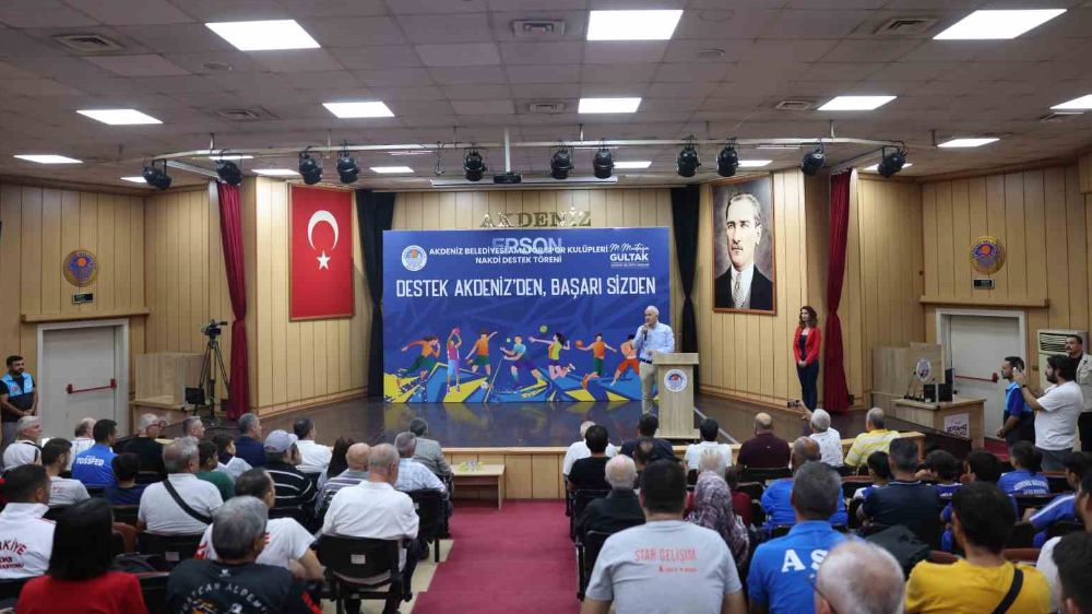 Akdeniz Belediyesinden 75 amatör spor klubüne destek