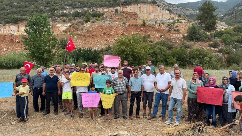 Antalya Gazipaşa Köylülerin kum ocağı direnişi yargıya taşındı