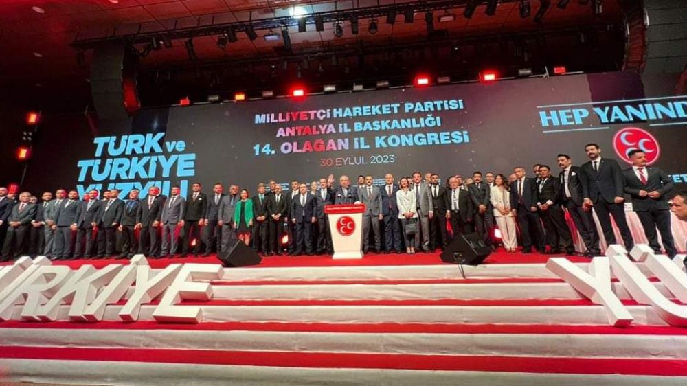 Antalya MHP İl Başkanı Seçildi Onur Temel  Yeniden Başkan
