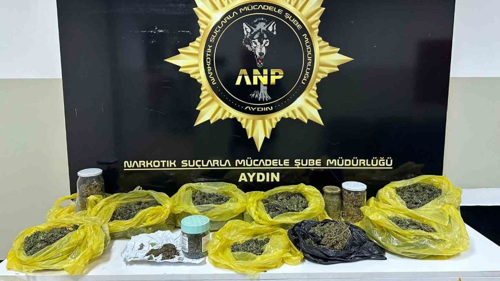Aydın'da narkotik ekiplerinden uyuşturucu satıcılarına operasyon
