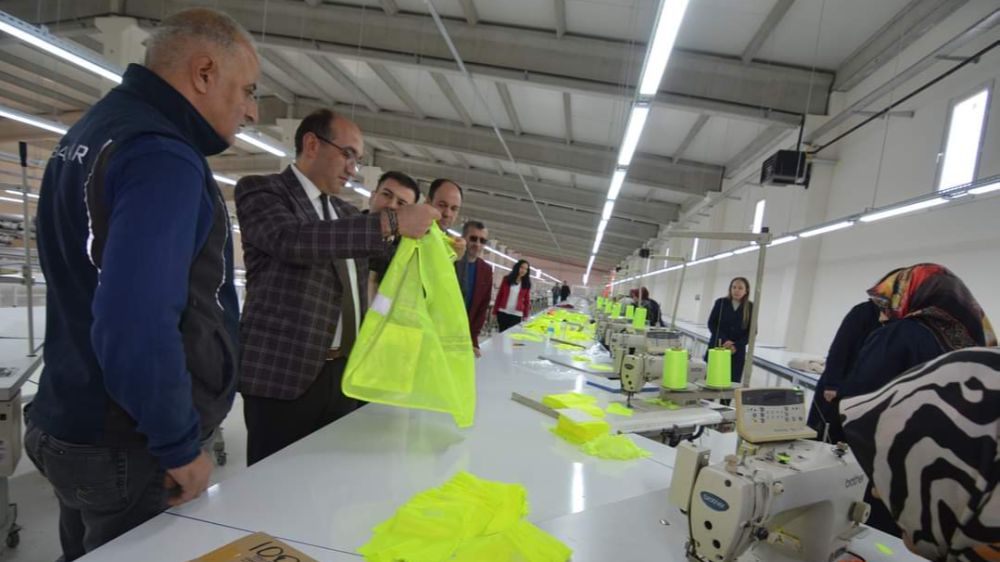  Başkan Çöl Söz verdik  500 kişi Çalışacak Tekstil  Atölyemizi Açtık