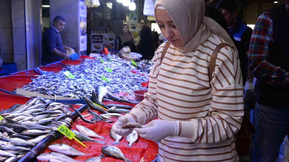 Bozüyük’te balık pazarına kontrol 